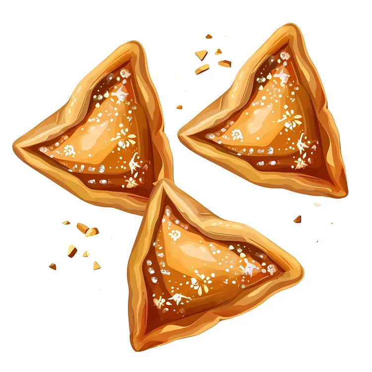 Golden Triangle Pastries for Purim