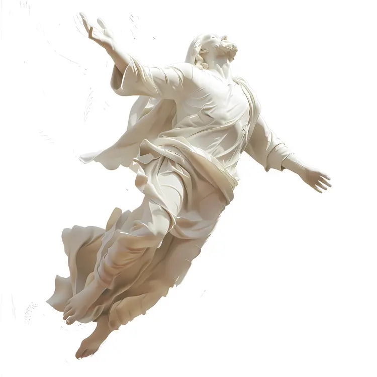 Jesus Ascending Statue