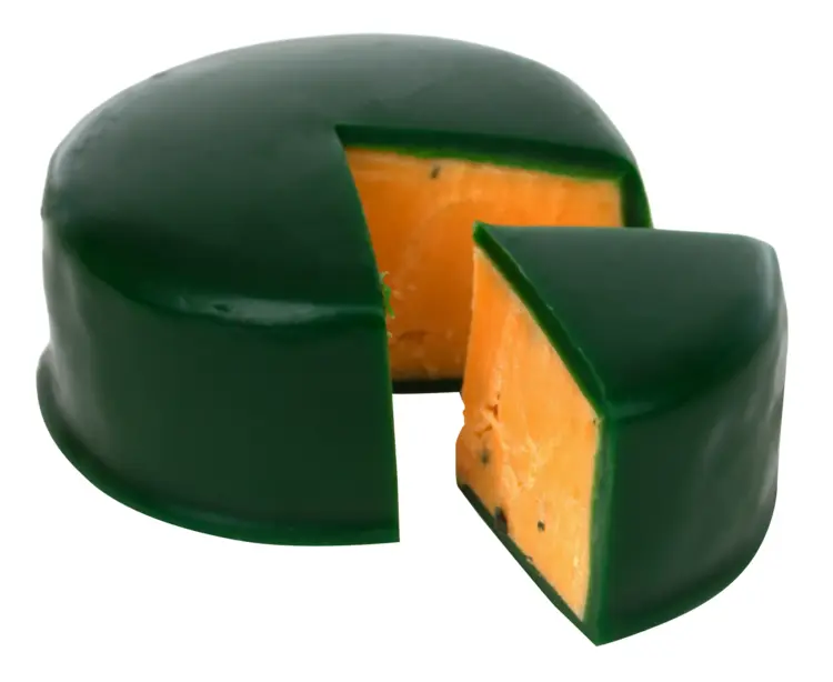 Cheese Wheel with Slice