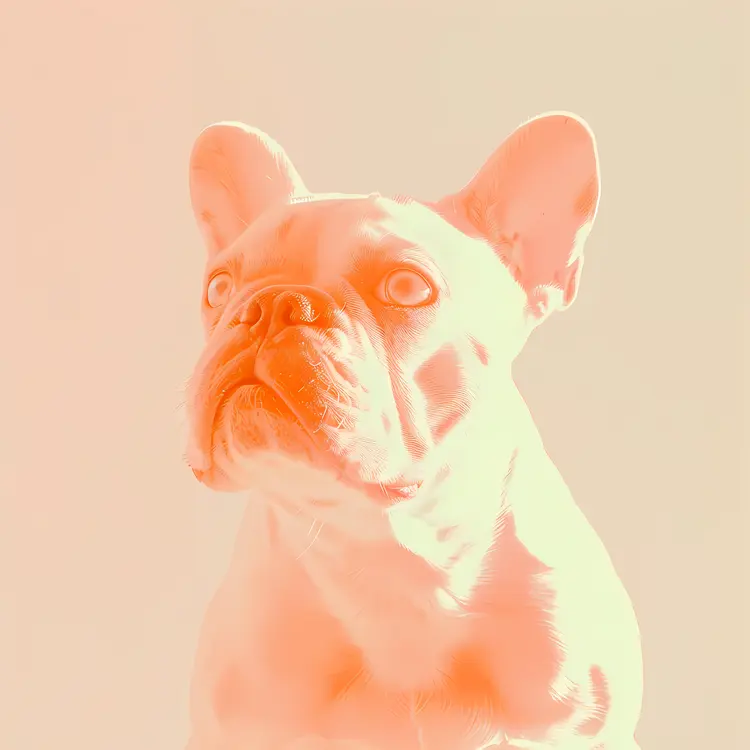 French Bulldog in Artistic Light