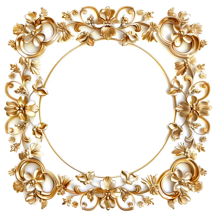 Ornate Golden Frame