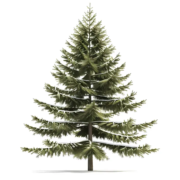 Green Pine Tree Illustration