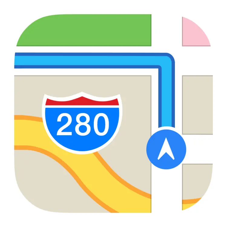 Navigation Map Icon