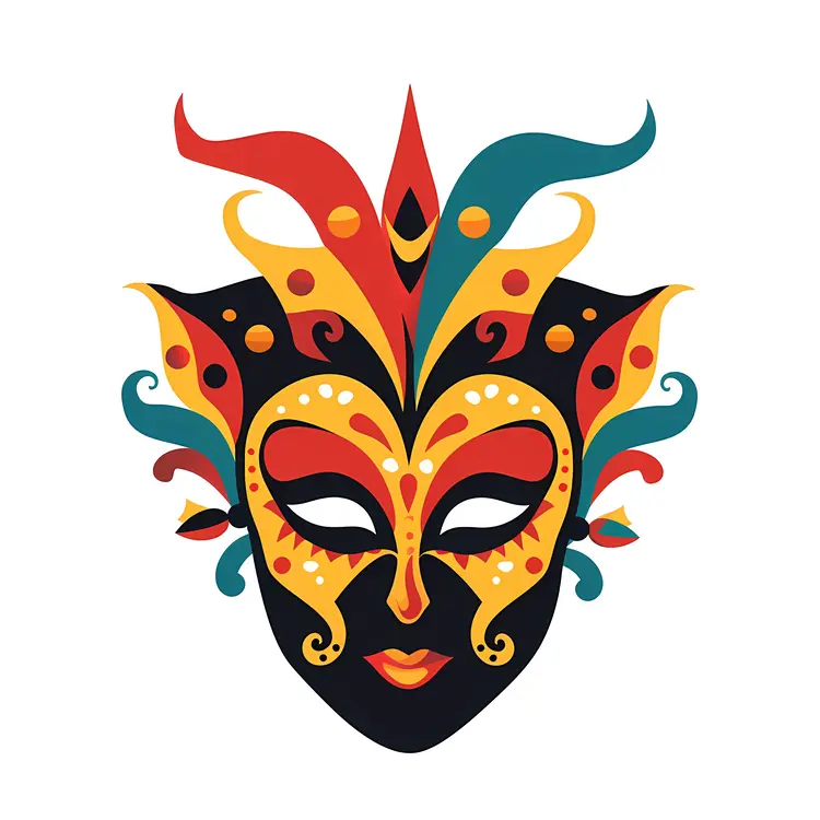 Colorful Festival Mask