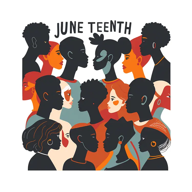Juneteenth Group Celebration Artwork