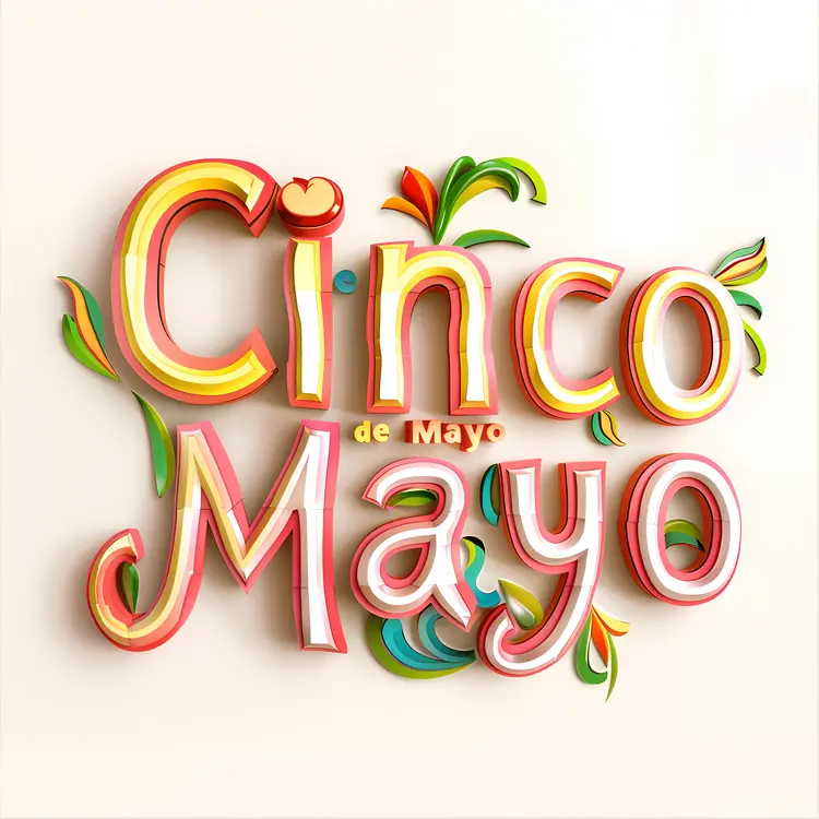Cinco de Mayo 3D Design