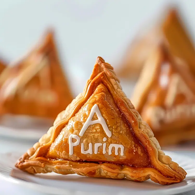 Triangle Pastries for Purim Celebration
