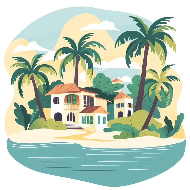 Tropical Beach House
