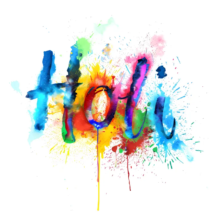 Colorful Holi Splash