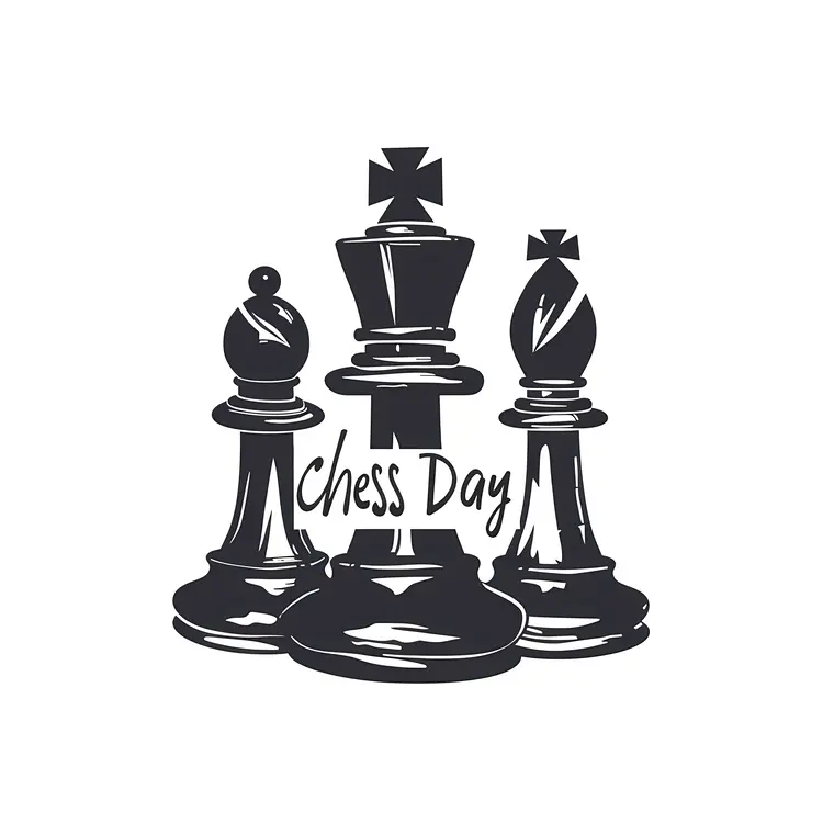 Chess Day with King and Bishop