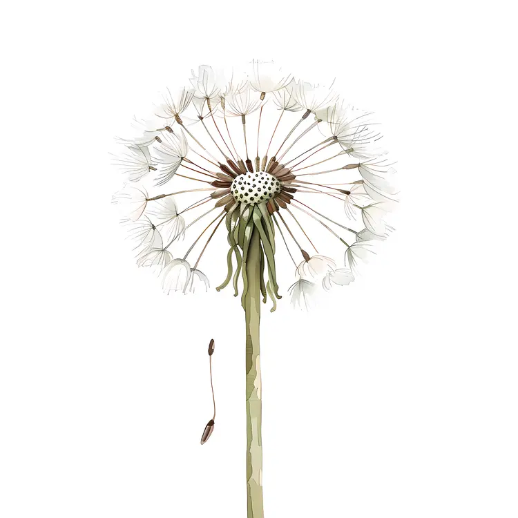 Dandelion with Seeds