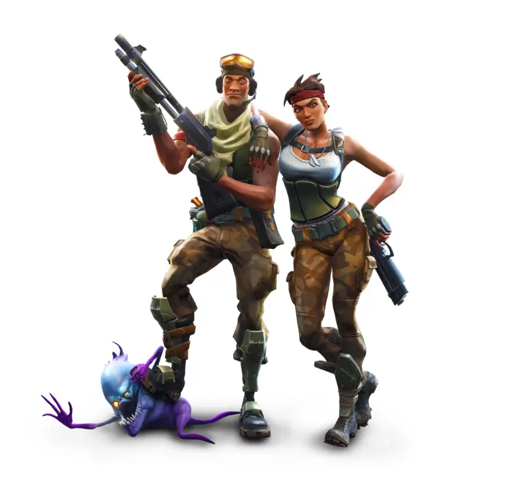 Game Characters Ready for Action