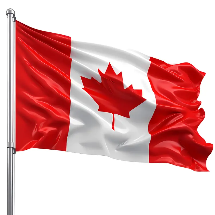 Waving Canadian Flag