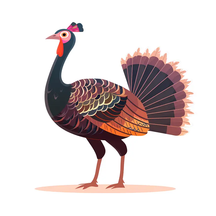 Beautiful Turkey Art for Thanksgiving