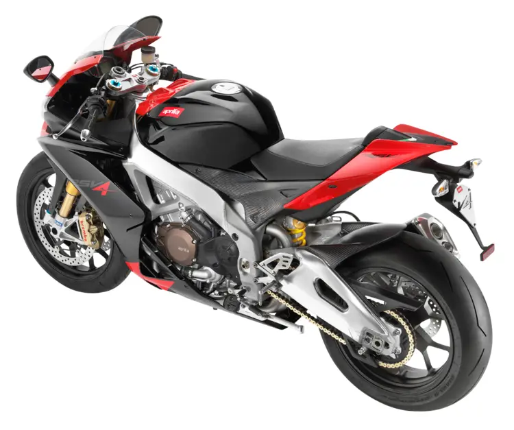 Black and Red Sports Motorcycle