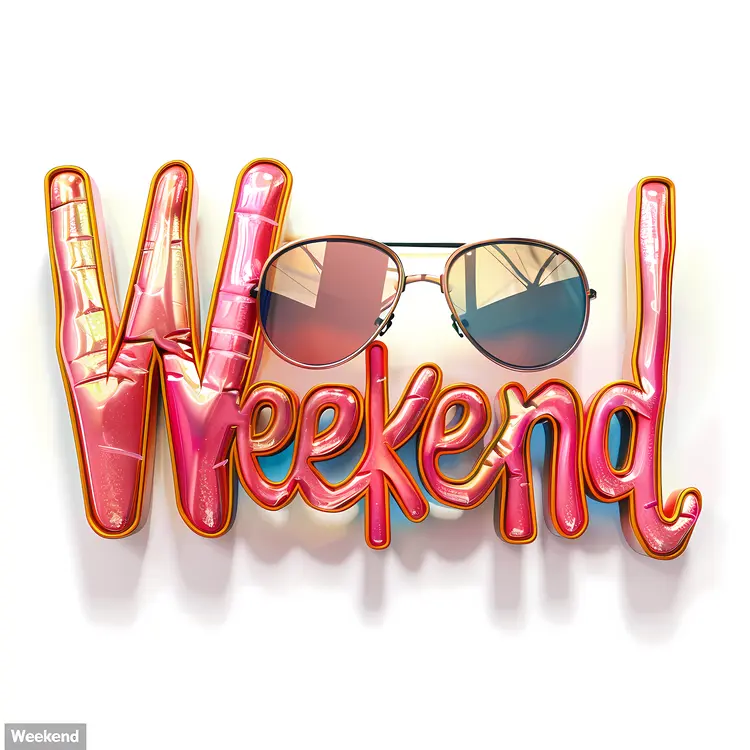 Weekend Sunglasses Illustration