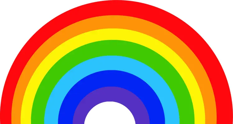 Bright Rainbow Spectrum
