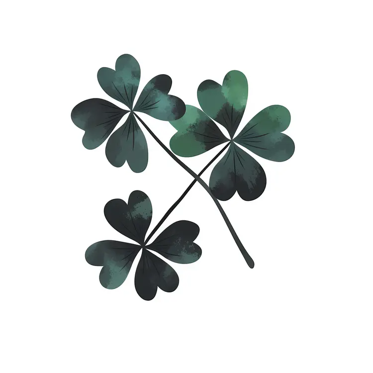Three-leaf Clover for Good Luck