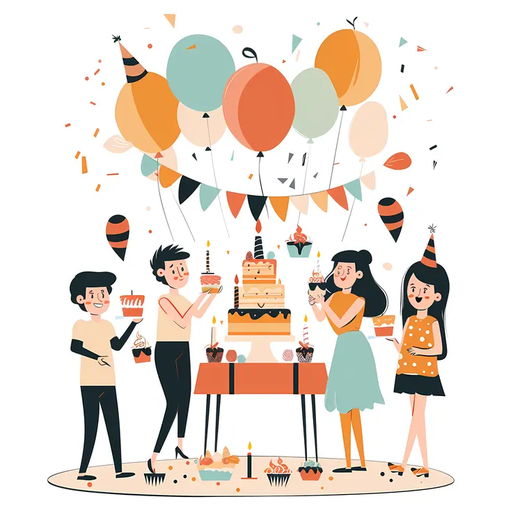 Fun Birthday Party with Friends