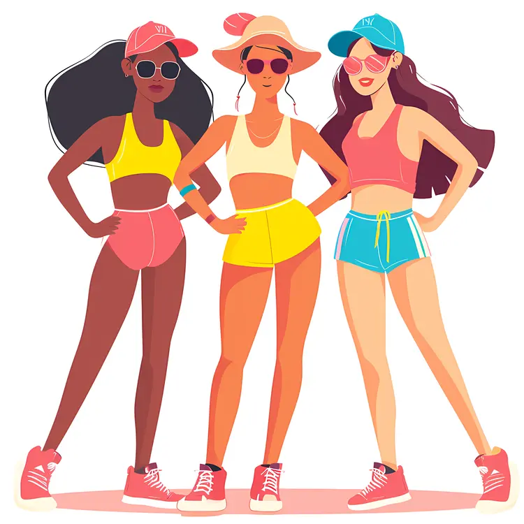 Stylish Women in Summer Outfits