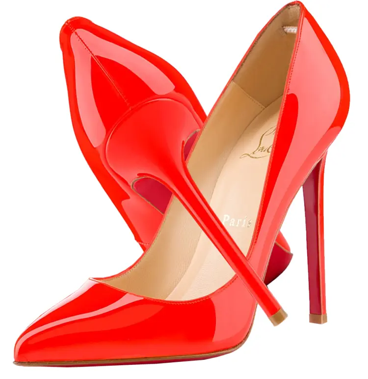 Stylish Red High Heel Shoes