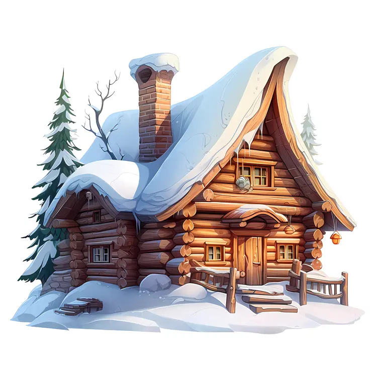 Charming Snowy Cottage