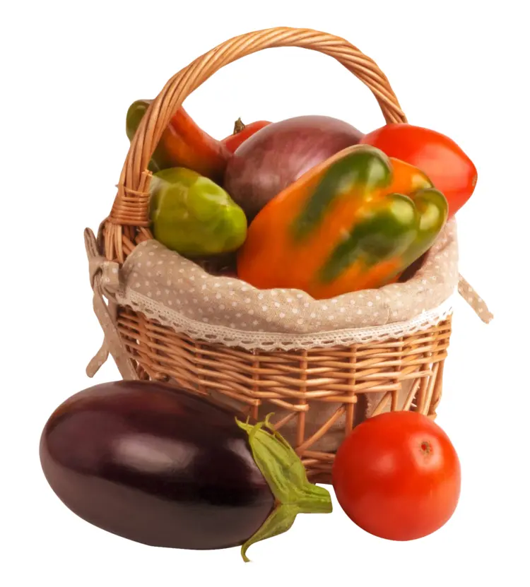 Fresh Basket of Vegetables