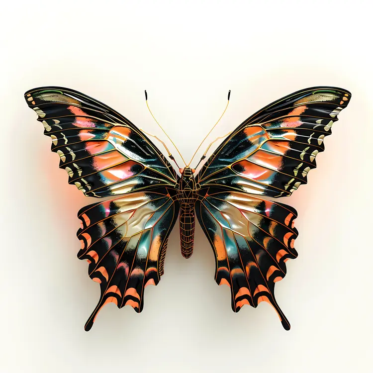 Colorful Butterfly with Vibrant Wings