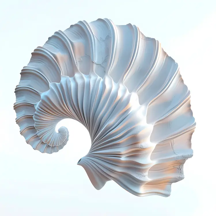 Elegant Iridescent Shell