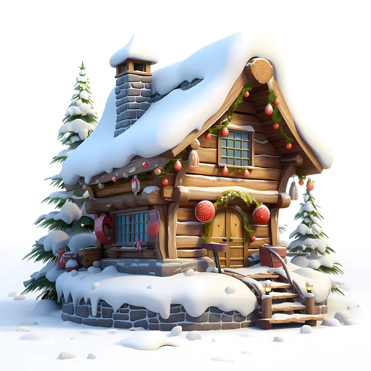 Small cute doodle house