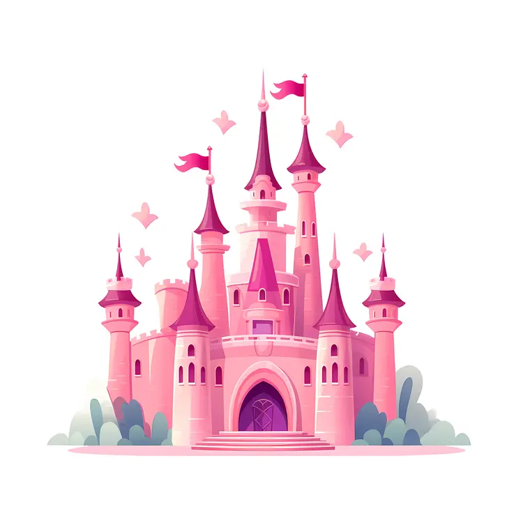 Pink Fantasy Castle
