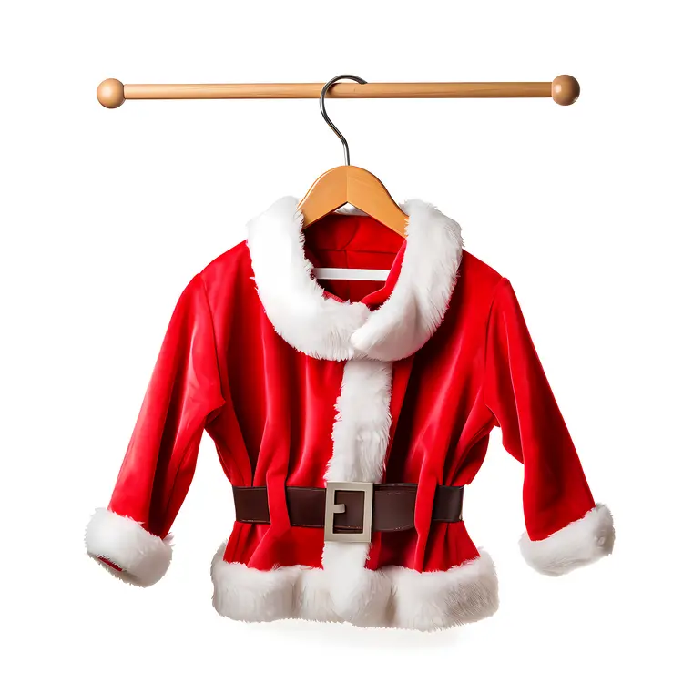 Classic Santa Jacket with Belt
