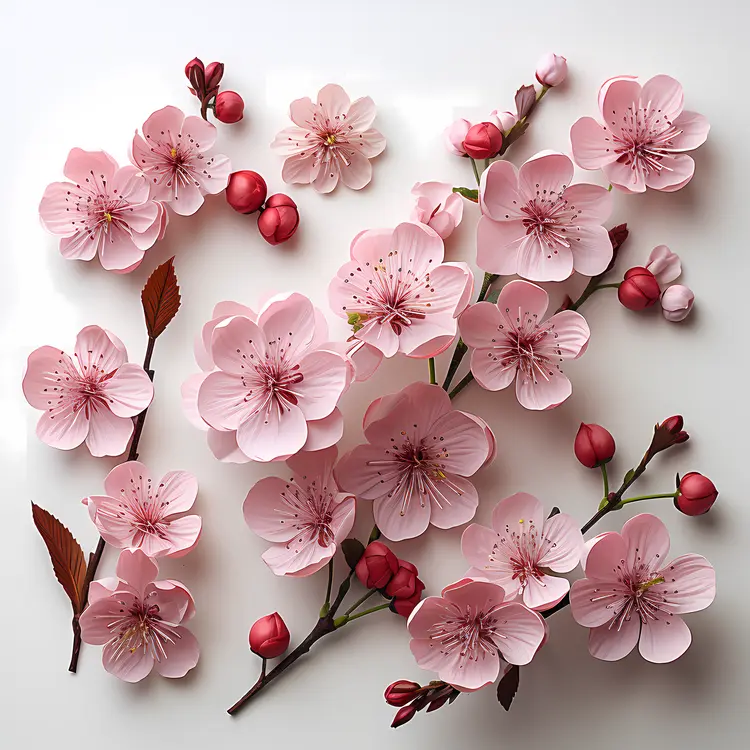 Beautiful Pink Cherry Blossom Flowers