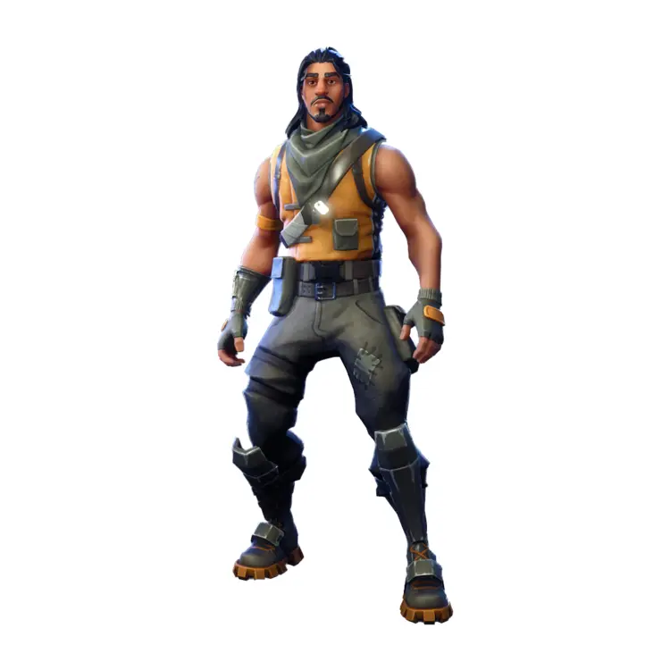 Male Character in Rugged Outfit from Video Game