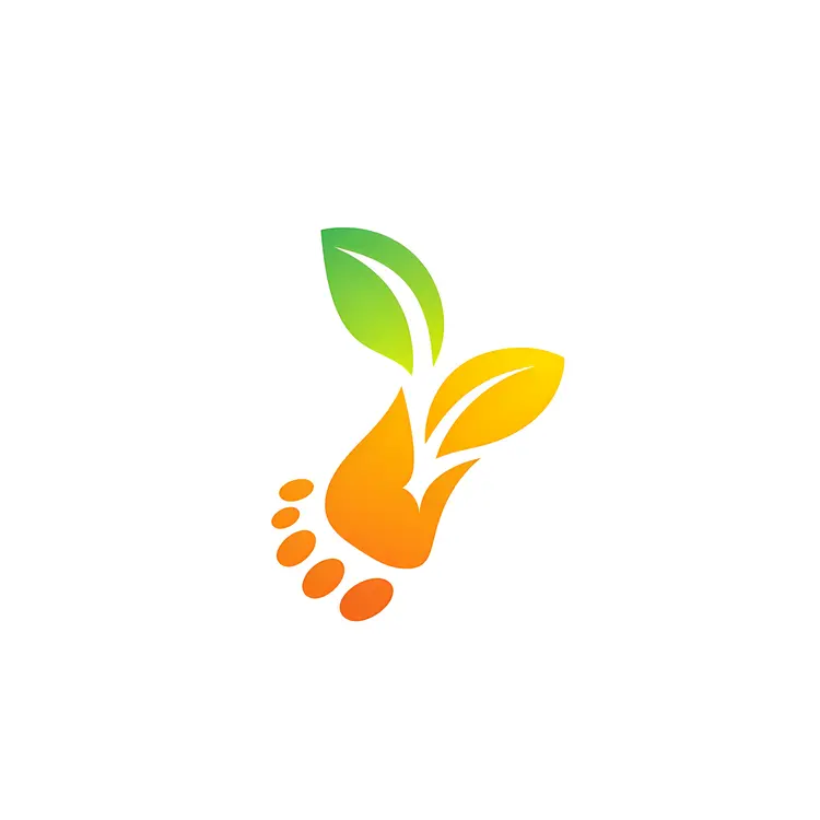 Eco-Friendly Footprint Symbol