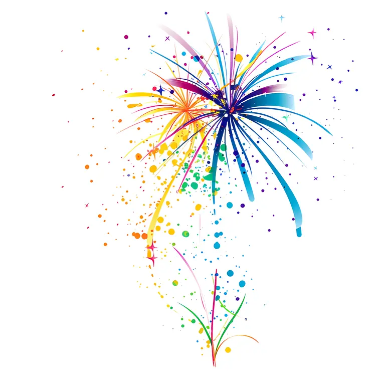 Vibrant Fireworks Show