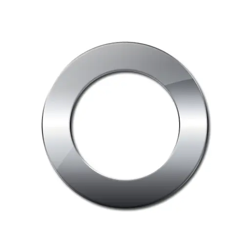 Shiny Silver Circle