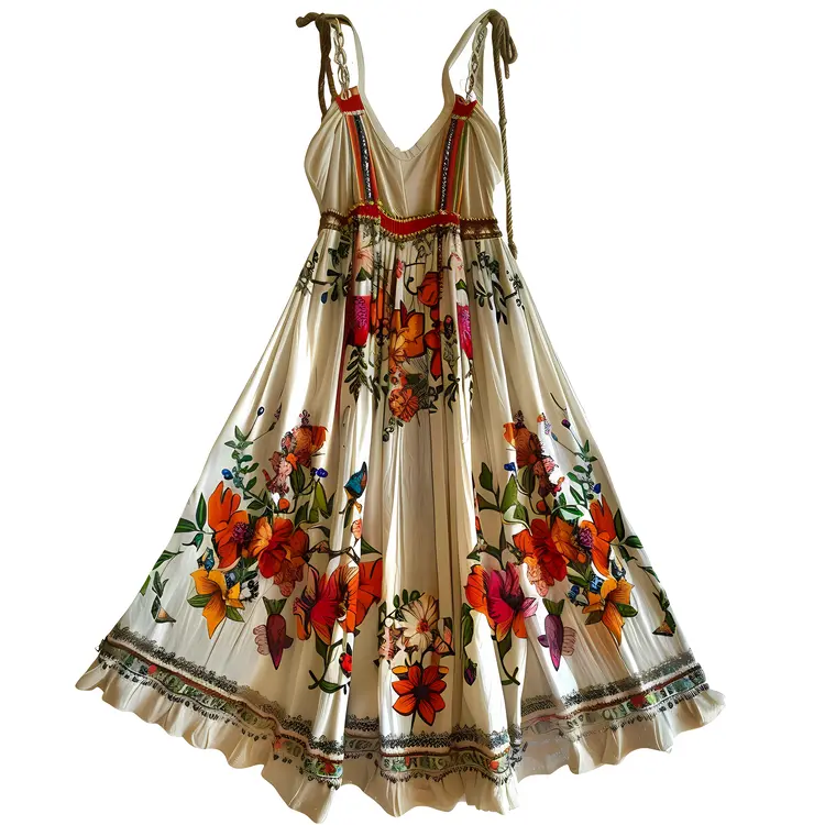 Beautiful Floral Summer Dress