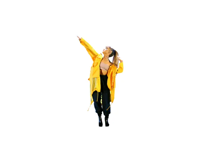 Woman Singing in Yellow Jacket