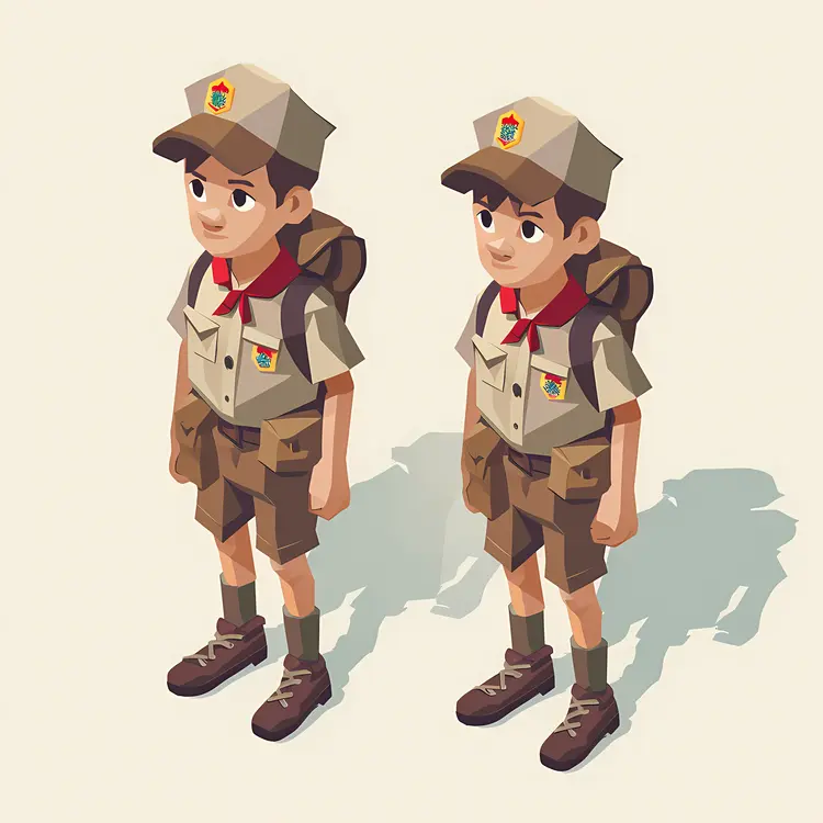 Boy Scout in Uniform