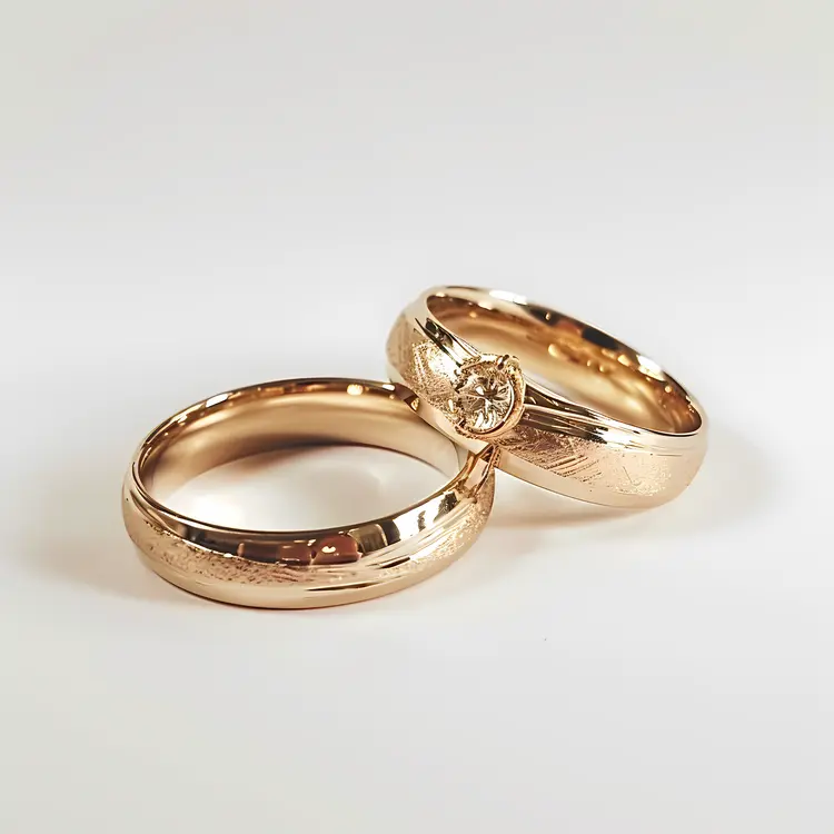 Elegant Gold Wedding Rings
