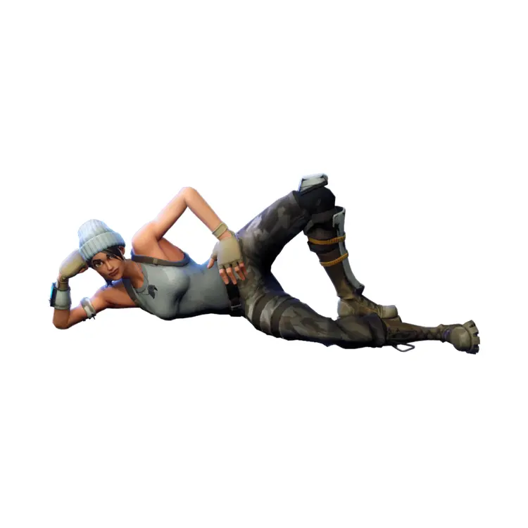 Female Character in Relaxed Pose