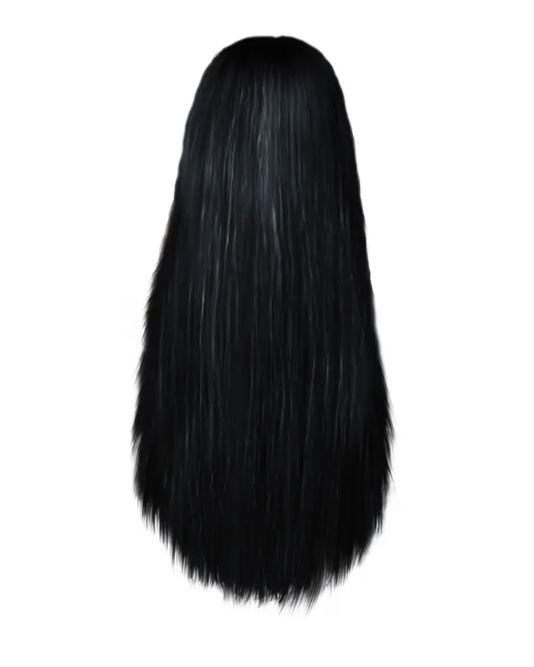 Shiny Black Long Hair