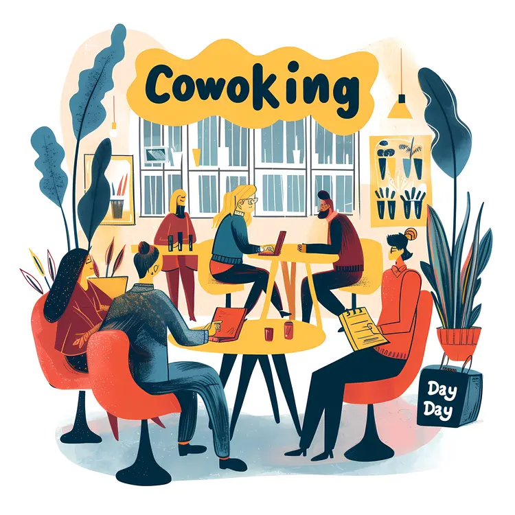 Coworking Day Event in Office