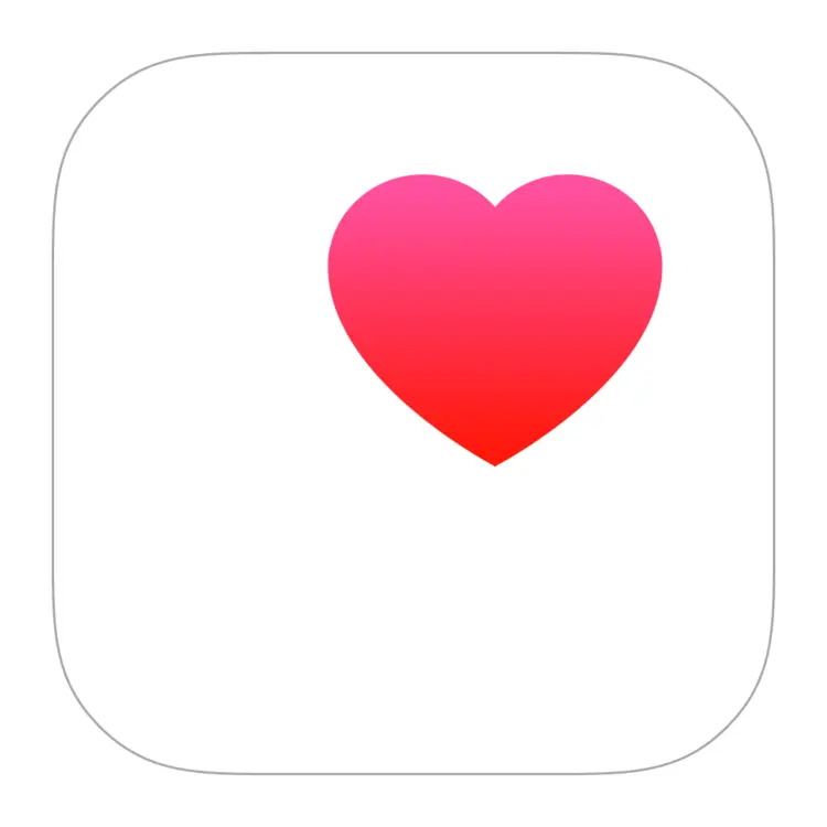 Heart Icon for Love and Health