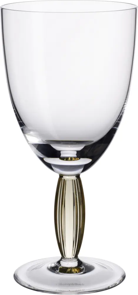 Empty Wine Glass with Elegant Stem