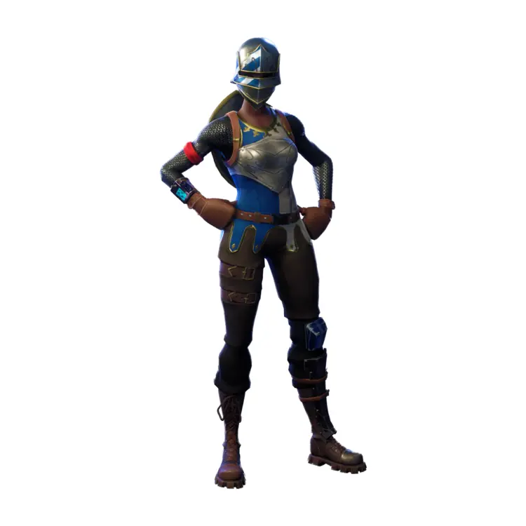 Armored Warrior Character in Helmet