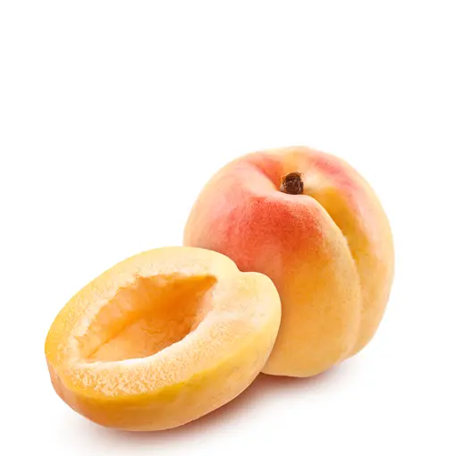 Half and Whole Fresh Apricot
