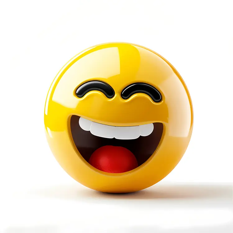 Laughing Emoji with Open Mouth