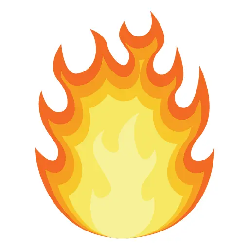 Bright Flame Illustration